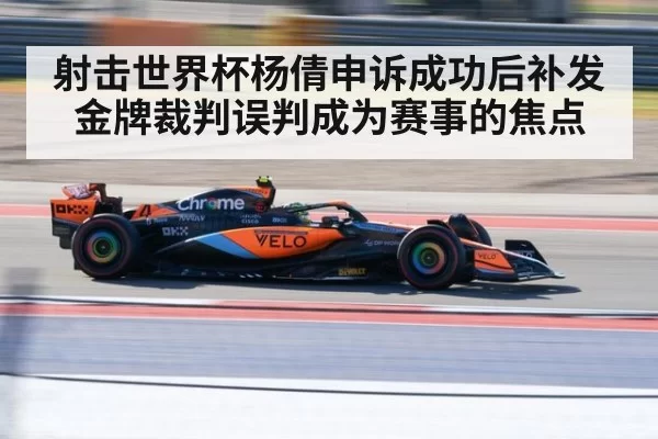射击世界杯杨倩申诉成功后补发金牌裁判误判成为赛事的焦点